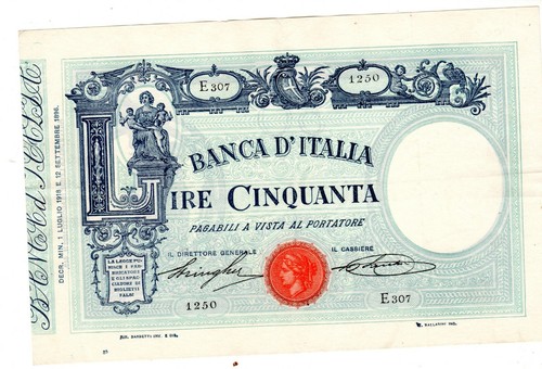Italia biglietto - italia, 50