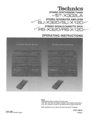 Technics RS-X120 RS-X320