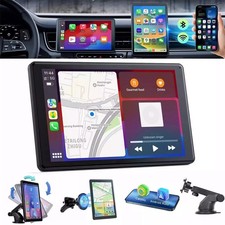 Autoradio portatile 7" pollici wireless Apple CarPlay & Android Auto Superlink GPS/FM