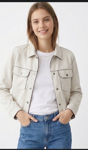 Giacca zara tuxture ecopelle - giacca,