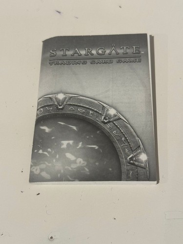 Stargate rulebook sg promo - stargate,
