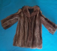 GIACCONE DI PELLICCIA DI MARMOTTA PER SIGNORA TAGLIA 42