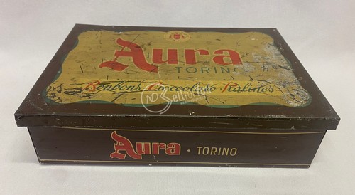 Antica scatola latta vintage