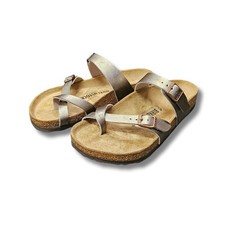Sandali da donna Birkenstock Mayari beige ciabatte in Birko Flor taglia 41