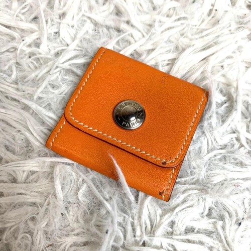 Portamonete hermes arancione - portamonete,