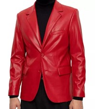 Blazer uomo classico rosso