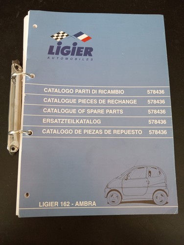 Catalogo ricambi ligier 162 - ligier,