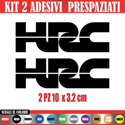 Kit adesivi hrc honda - adesivi,