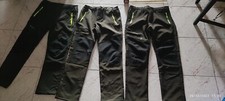 3 pantaloni invernale felpato 2XL da lavoro Uomo Multitasche Cargo verdi 
