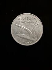 moneta da 10 Lire del 1955