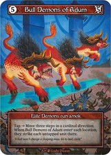 BULL DEMONS OF ADUM Elite FOIL - SORCERY CONTESTED REALM: BETA SUMMER (2024)