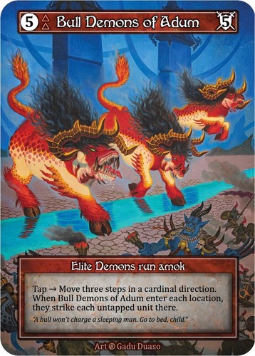 Bull demons adum elite foil - demons, of