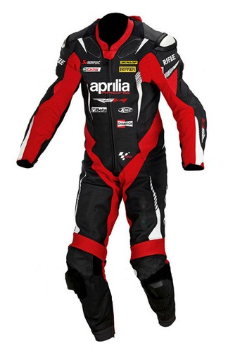 Aprilia tuta pelle moto racing - pelle,