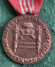 Medaglia GUF I° CORSO BERSAGLIERI VOLONTARI UNIVERSITARI 1941 REGIO ESERCITO