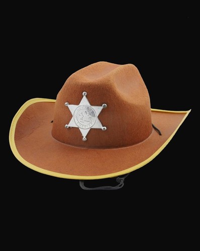Cappello sceriffo marrone - cappello, da