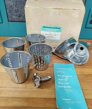 Vintage KitchenAid Hobart Rotore Affettatrice Trituratore "VR" "RVS" Metallo, RARO, NOS BOX