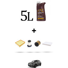 HOFFCAR Kit tagliando 4 FILTRI