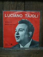 LUCIANO TAJOLI- DISCO VINILE 45 GIRI-SPAZZACAMINO-ODEON 1959-VINTAGE-LIRICA-ARTE