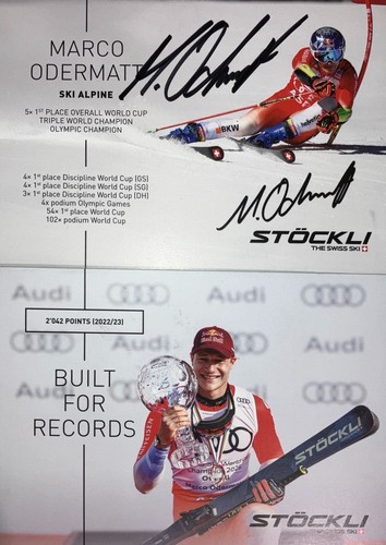 Autografo marco odermatt - autografo,