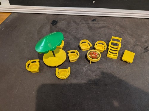 Set patio vintage fisher price - vintage, fisher-price