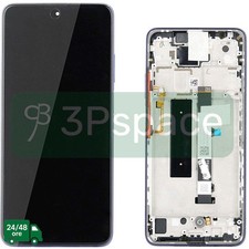 Display LCD Originale Xiaomi Service Pack Mi 10T Lite 5G con frame Atlantic blue