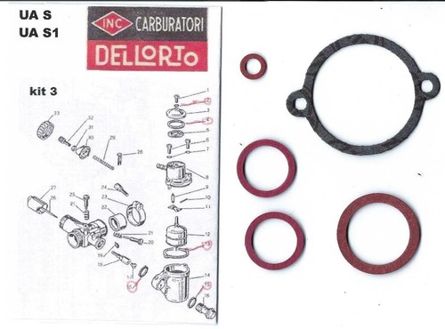 Kit guarnizioni dellorto - guarnizioni, kit3