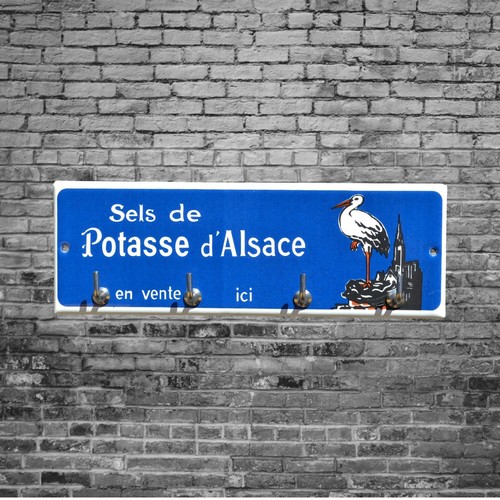 Plaque émaillée potasse - plaque,