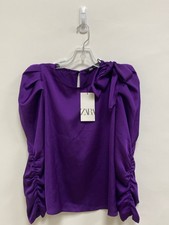 Top donna Zara taglia M viola