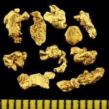 Vere pepite oro - 10, d'oro