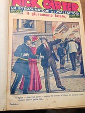 NICK CARTER  39 FASCICOLI ANNO VIII E IX RILEGATI IN VOLUME - 1931 NERBINI