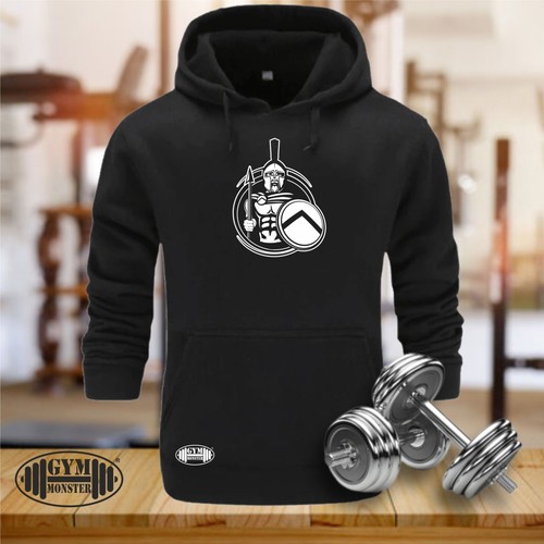 Felpa con cappuccio spartan - felpa,