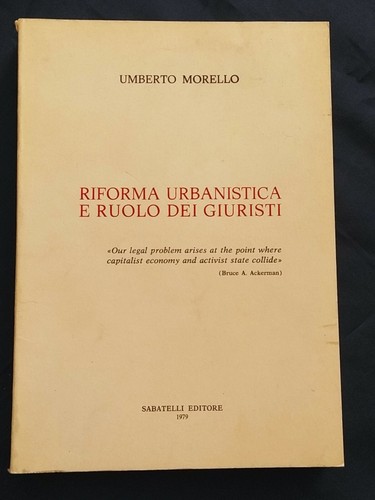 Riforma urbanistica ruolo - e,