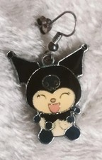 ORECCHINO PENDENTE PERSONAGGIO KUROMI+MANGA+SMALTATO+RARO