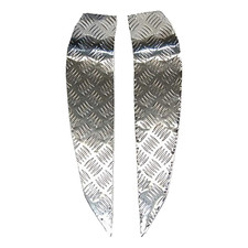 COPPIA PEDANE IN ALLUMINIO