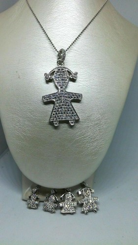 Collana ciondolo bebe bimba - collana,