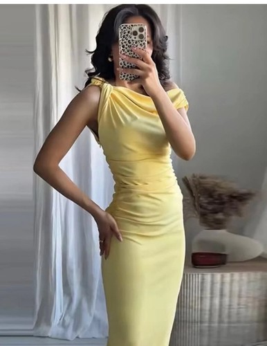Zara nuovo abito donna midi - abito,