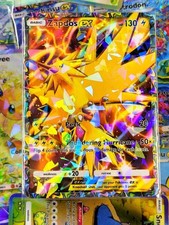 Zapdos ex proxy pocket card app tcg full art Genetic Apex set