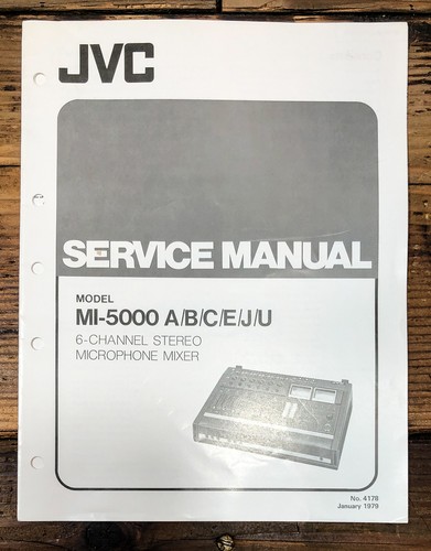 Jvc 5000 mic mixer - jvc, mi-5000