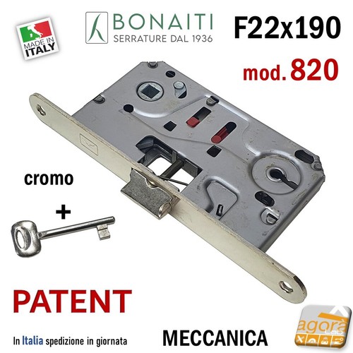 Serratura patent porta - serratura,