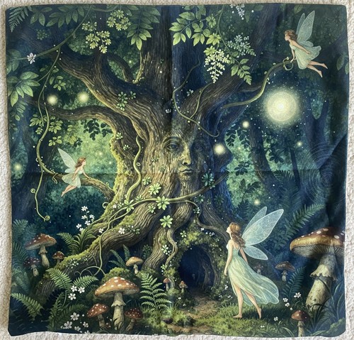 Copricuscino fata foresta - copricuscino,