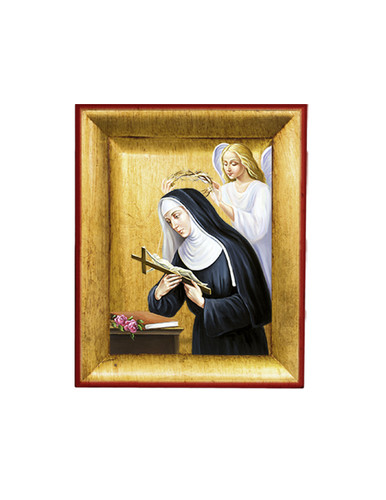 Quadretto icona legno con - in,