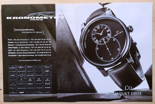 Publicité papier montre - publicité,