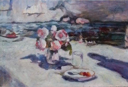 Copia dipinto paesaggio - ,