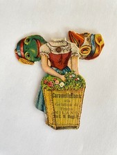 MC470 CARTONCINO PUBBLICITARIO SAGOMATO E ANIMATO CARAMELLE ROMA