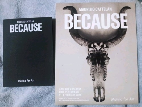 Maurizio cattelan because - cattelan,