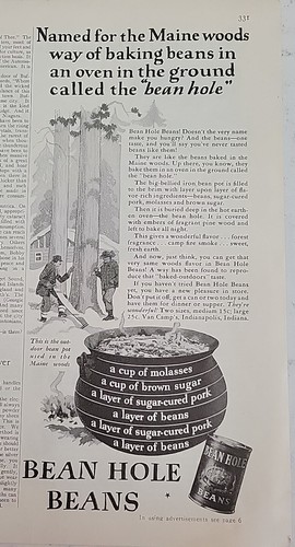 1929 bean hole - beans, maine