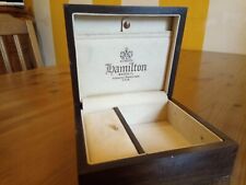 Hamilton, Box Per Orologio, Scatola Orologio, Astuccio orologio legno vintage