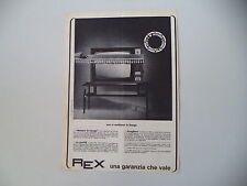 advertising Pubblicità 1965 TELEVISORE REX