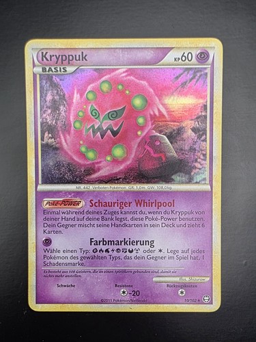 Carta pokémon kryppuk holo - pokémon,