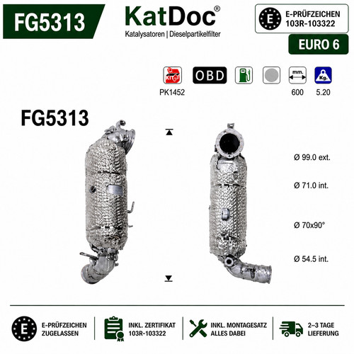 Filtro antiparticolato dpf - antiparticolato,